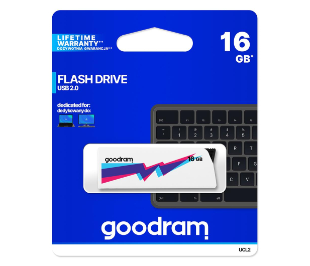 GOODRAM USB 2.0 16GB 20MB/s UCL2-0160W0R11 - 606672 - zdjęcie 5